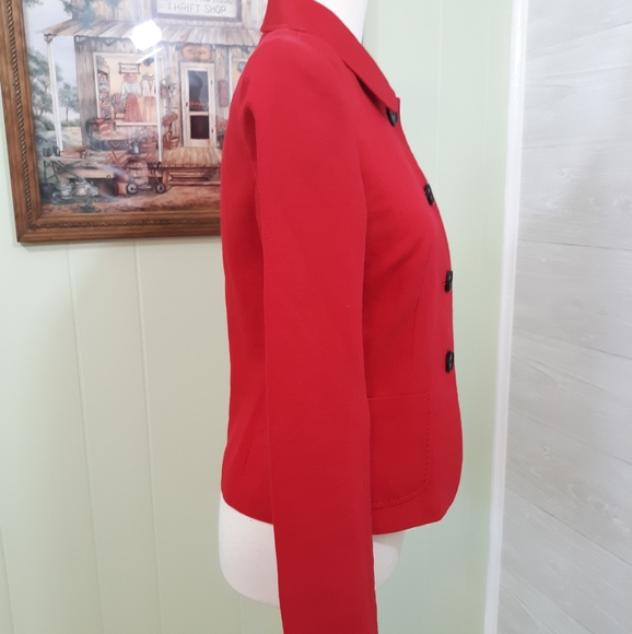 Lafayette 148 linen blend jacket blazer sz 0 - Picture 3 of 8